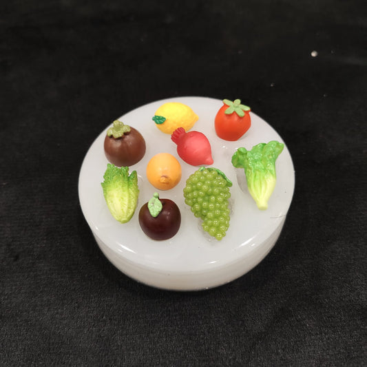 Fruit mould
Vegitable miniature Candle Mould 
Miniature Candle Mould 
Candle mould 
Candle making material 