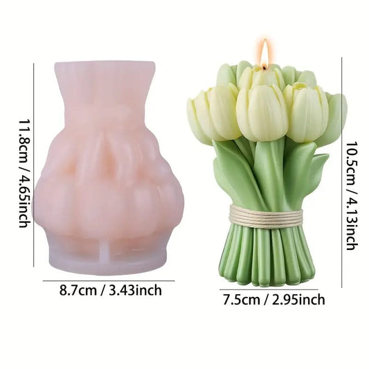 Bouquet Candle Mould 
Candle mould 