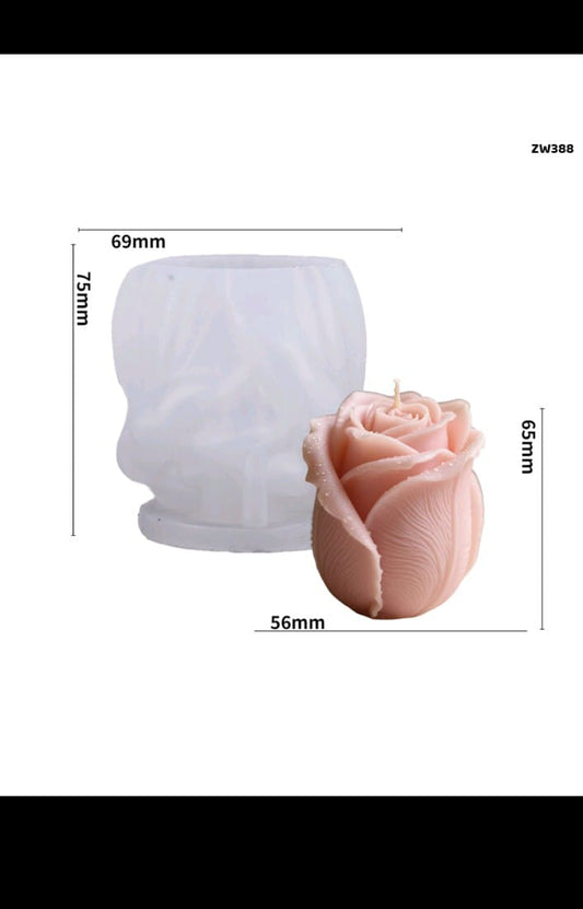 Big flower Candle Mould ZW388 Heavy Quality