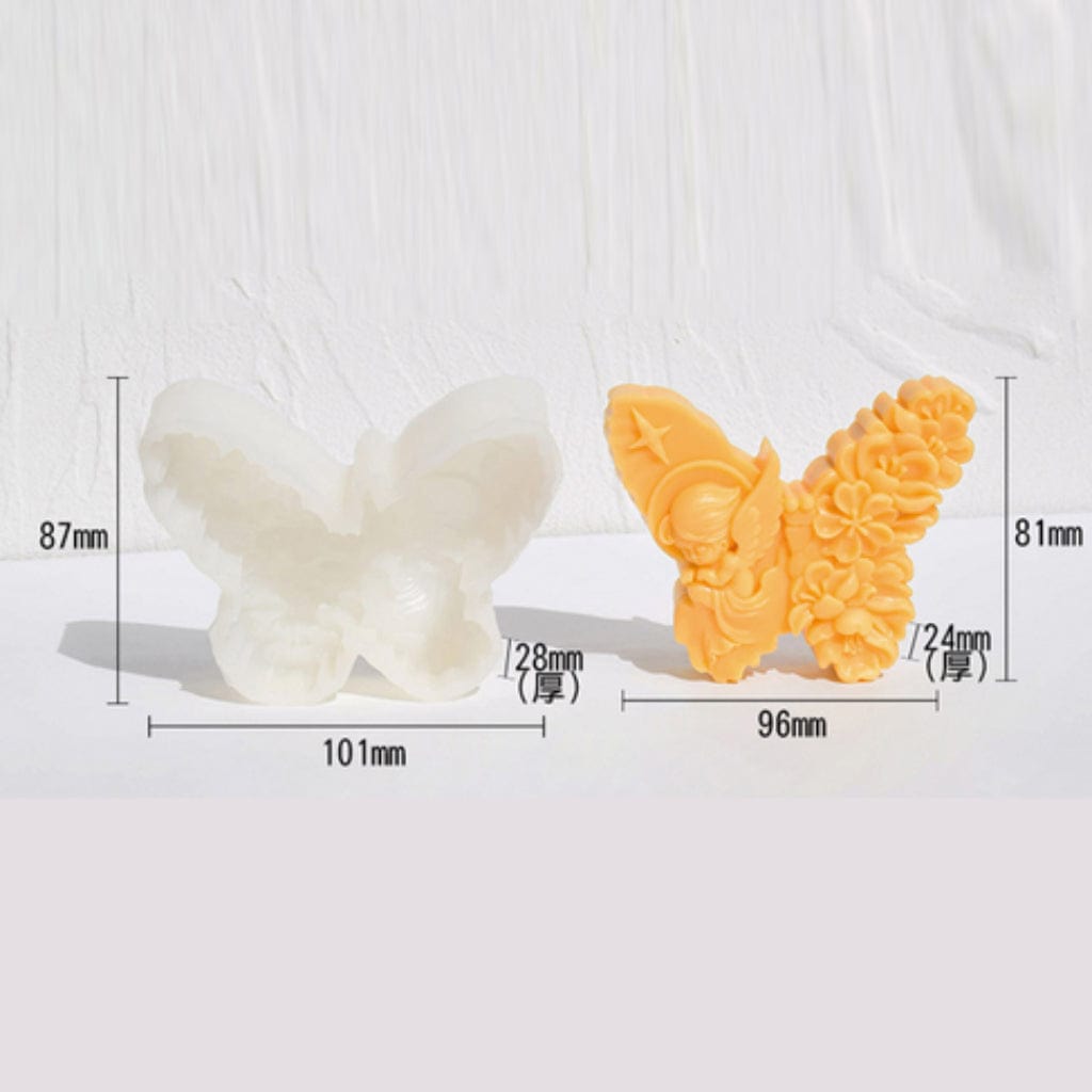 Fairy In Butterfly Handmade Mould HM0093