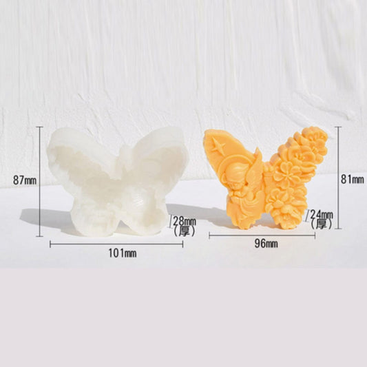 Fairy In Butterfly Handmade Mould HM0093