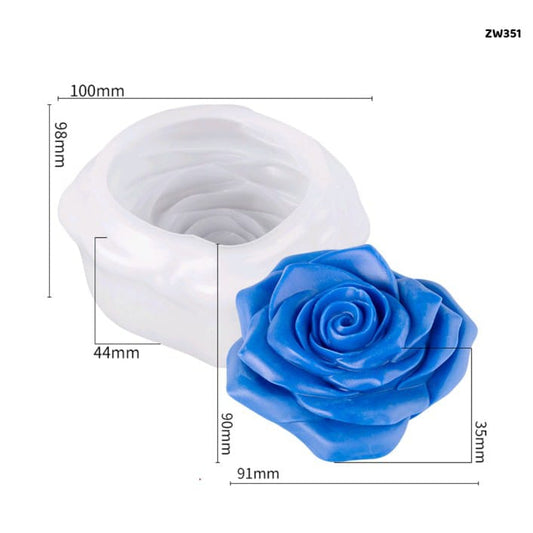 flower Candle Mould ZW351 Heavy Quality