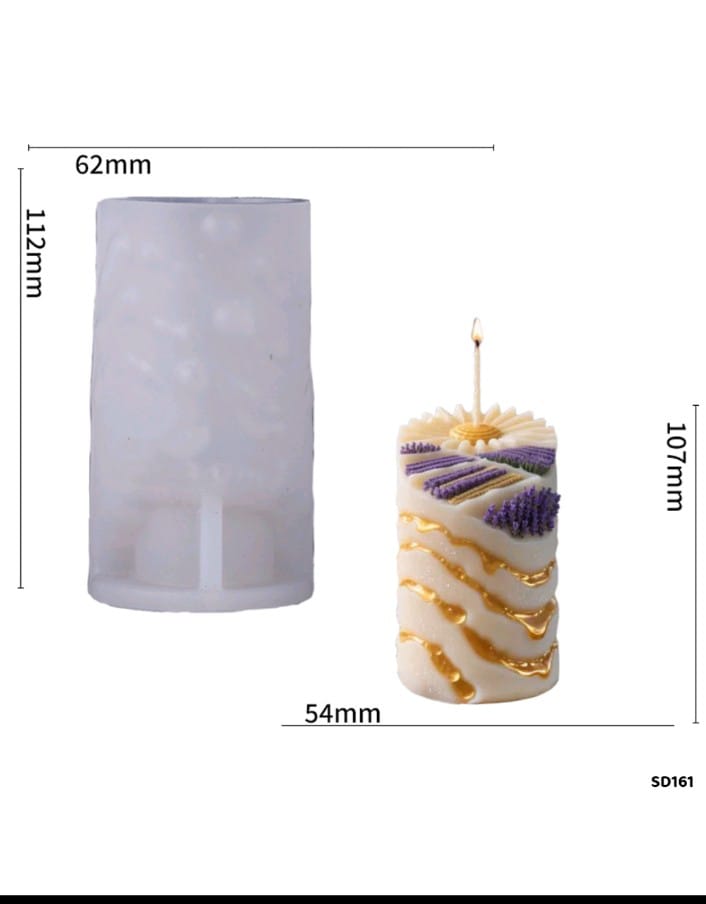 Pillar Candle Mould SD161 Heavy Quality