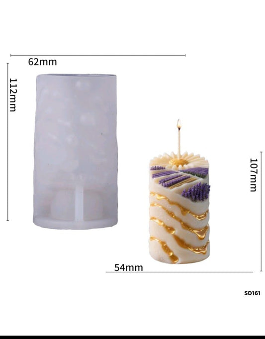 Pillar Candle Mould SD161 Heavy Quality