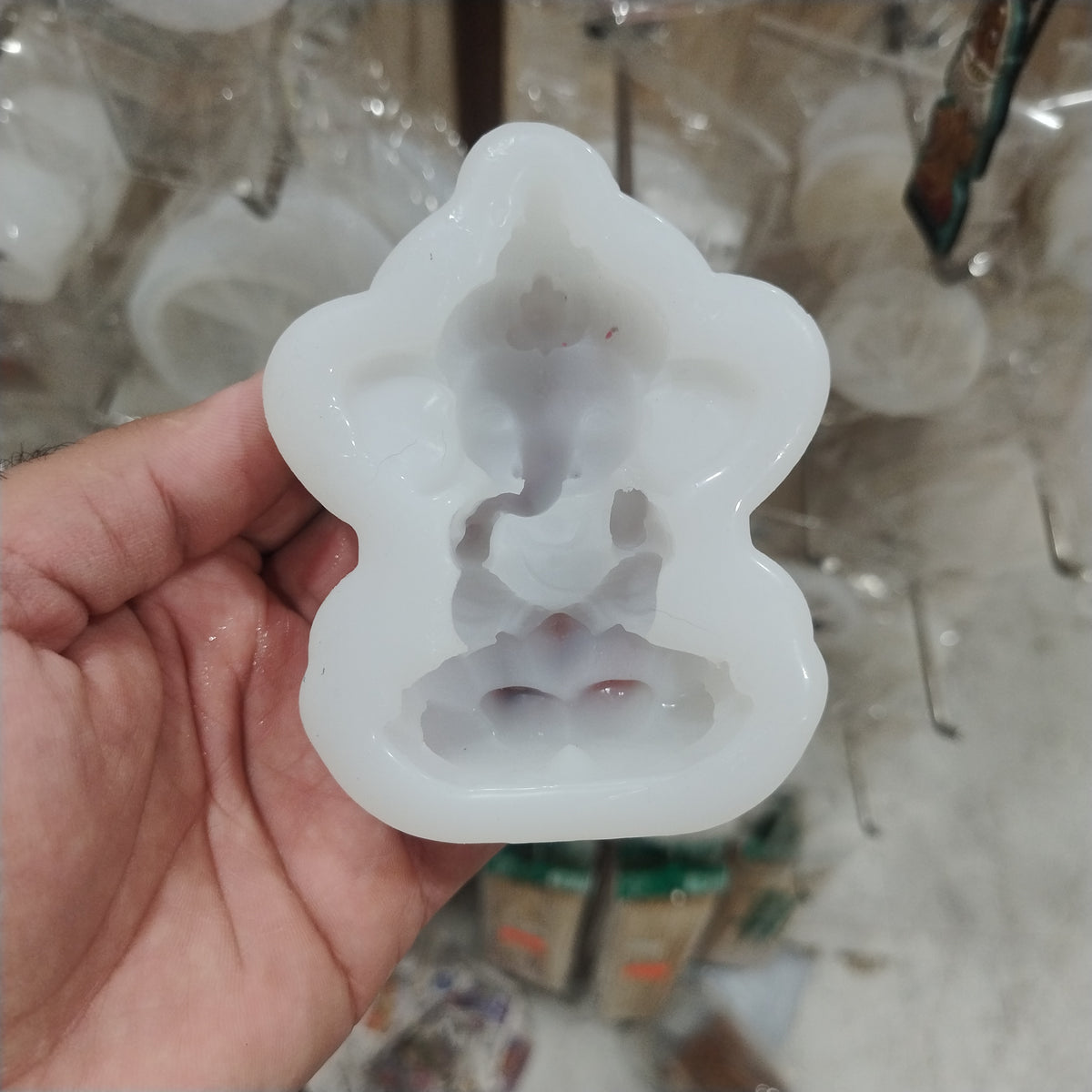 Bal Ganesha Silicone Mould | Lord Ganesha Idol Mould for Concrete, Candle & Resin art