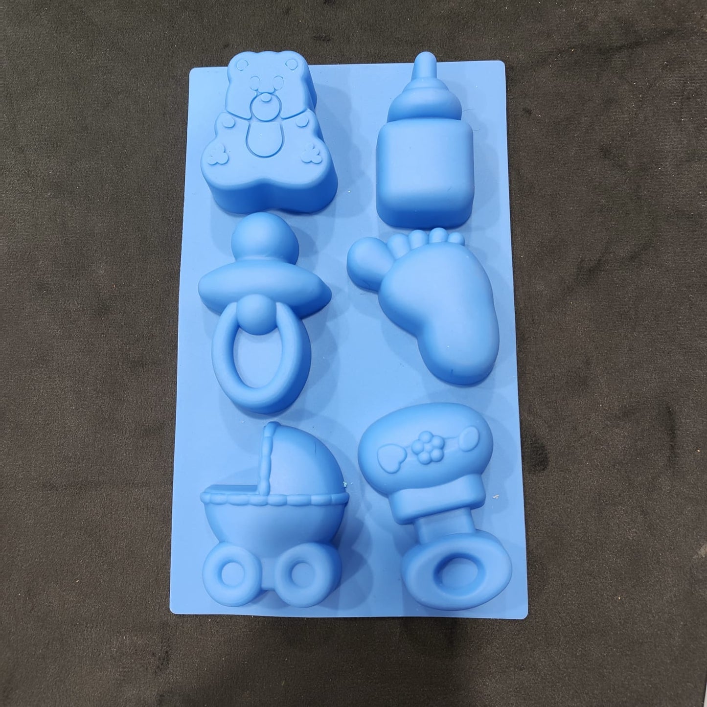 6 Cavity Baby Toy Concrete/Candle Mould