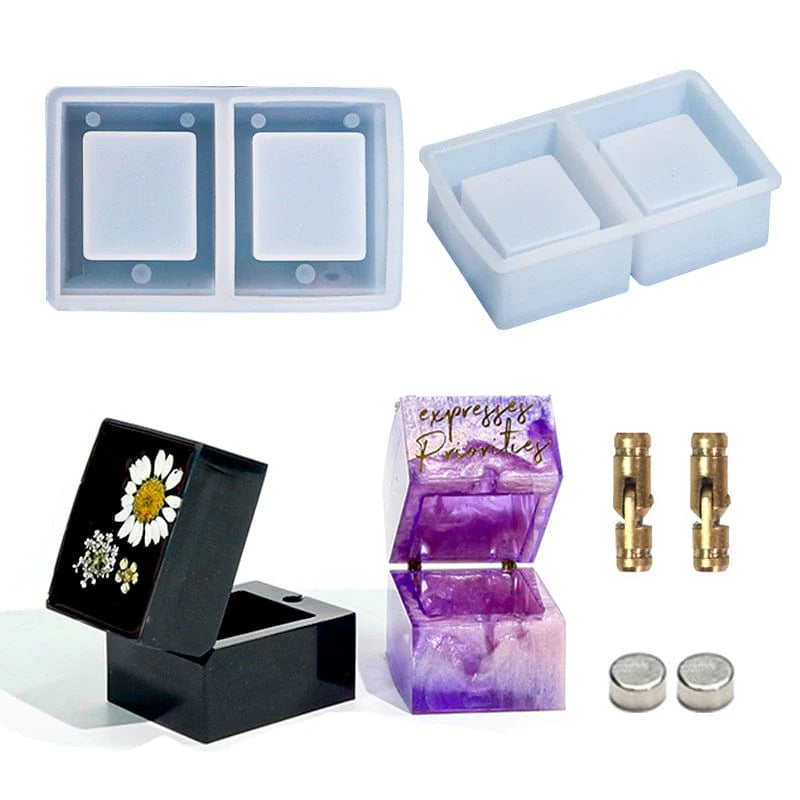 Square Ring Storage Box Mould SM0449