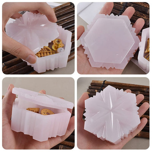 Snowflake Storage Box Mould SM0681