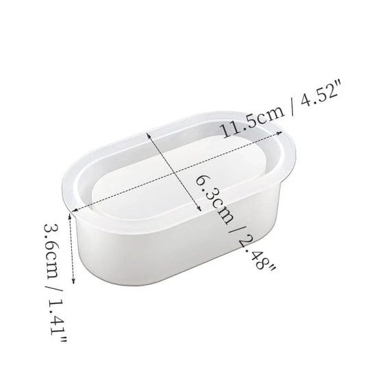 Oval Candle Jar Mould SM0755