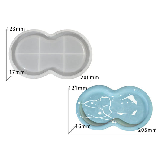 Short Tray Storage Circular Mould SM0891