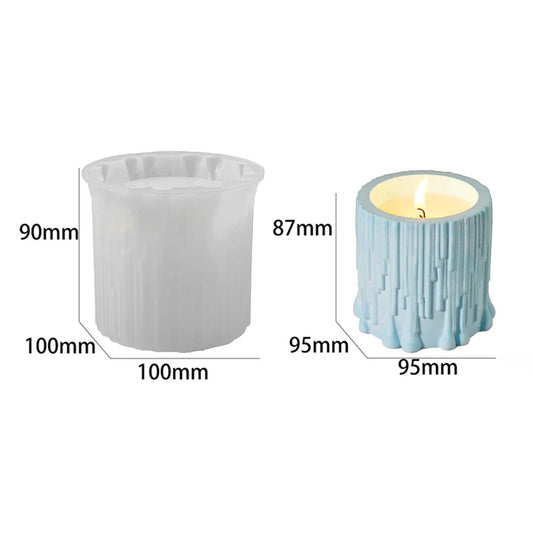 Tree Stump  Planter & Candle Holder Mould SM0944